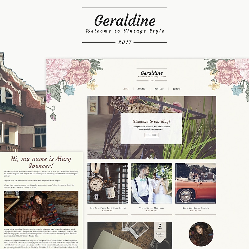 geraldine wordpress theme