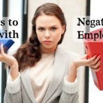 business woman binders negative employee angry annoyed