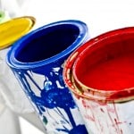 color paint cans