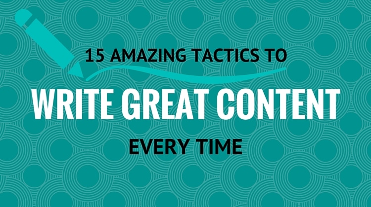 write great content