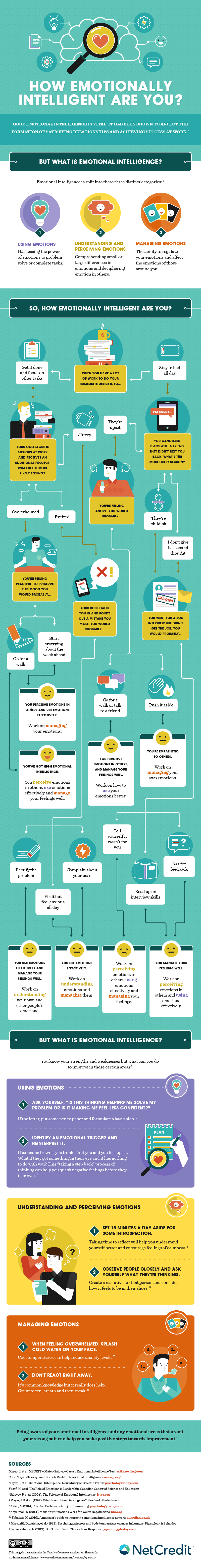 Emotional Intelligence Level Infographic